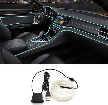 Enhance Your Ride: 3M USB LED Atmosphere Ambient Light for Car Interior DIY Decoration