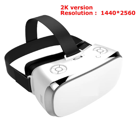 V3H VR Glasses All in One Virtual Reality VR Glasses 5.5 Inch 2K Display 3GB/16GB Quad Core Wifi 4000Mah Support 3D Movie Games