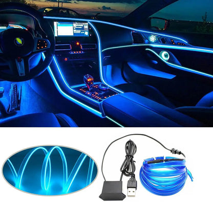 Enhance Your Ride: 3M USB LED Atmosphere Ambient Light for Car Interior DIY Decoration