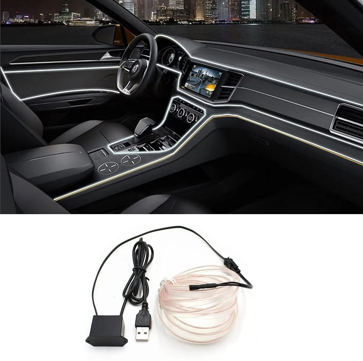 Enhance Your Ride: 3M USB LED Atmosphere Ambient Light for Car Interior DIY Decoration